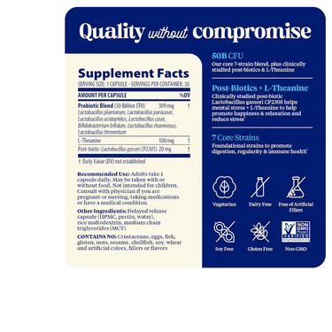 SubCulture Probiotic for Mood
